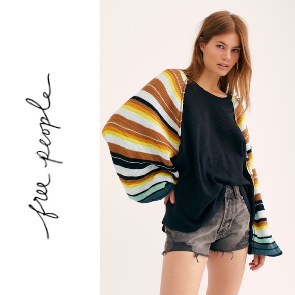 Free People Rainbow Dreams Top - Picture 3 of 7